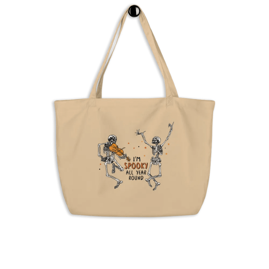 Spooky Skeletons Dance Organic Tote product image (8)