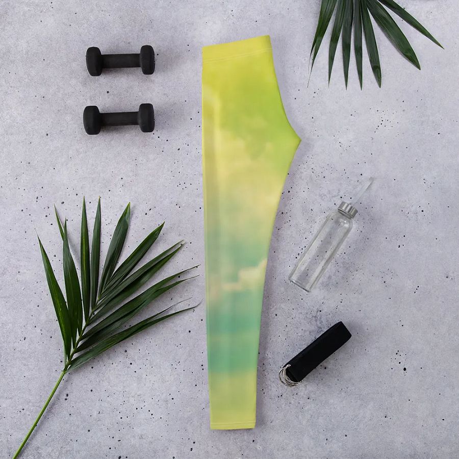 Blur cloud rainbow Design Legging - V12 product image (2)