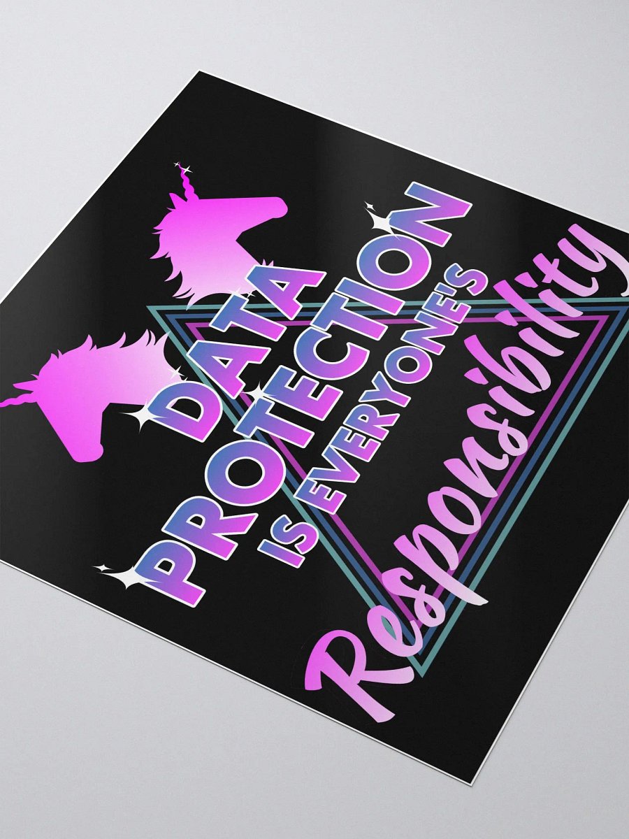 Data Protection bubble free stickers product image (3)