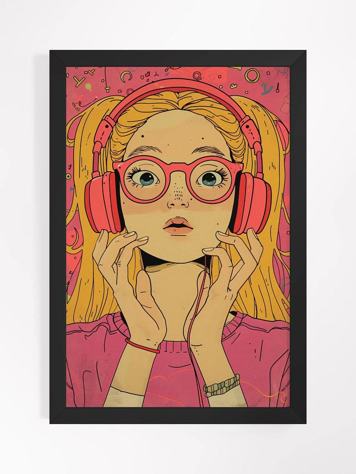 Soundtrack to My Soul Pop Art Poster - Framed product image (1)