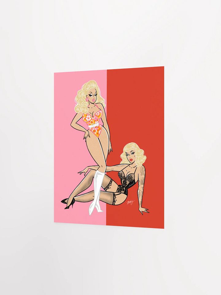 Trixie and Katya art print product image (2)