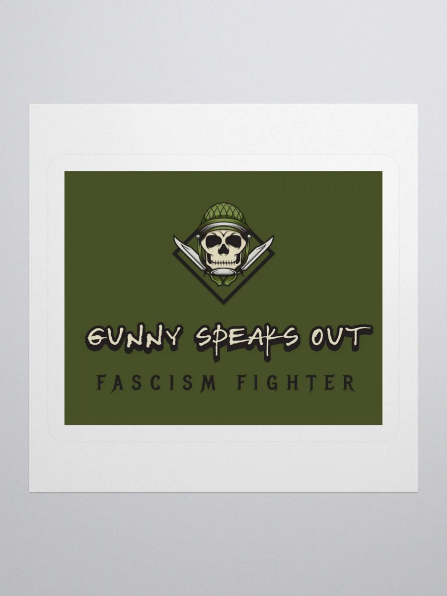 Fascism Fighter Kiss Cut Stickers product image (1)