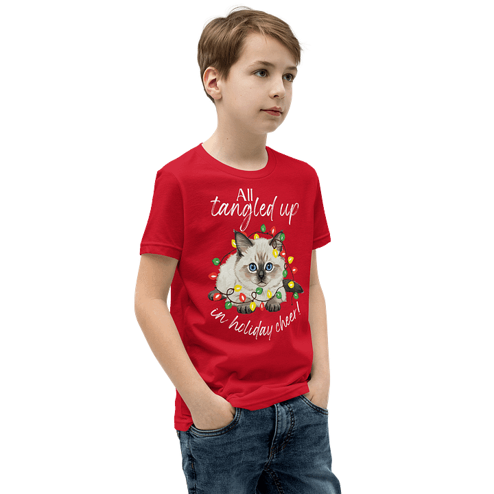 Kids Christmas Ragdoll Cheer T-Shirt product image (8)