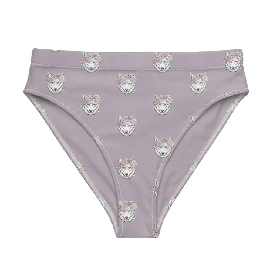 Floral Feline Fantasy High Waisted Bikini Bottoms product image (1)