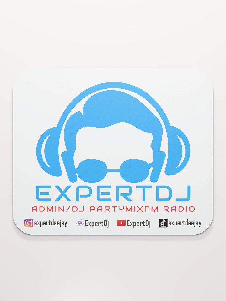 Expert DJ & PartyMixFm Radio Mouse Pad Type 1 product image (2)