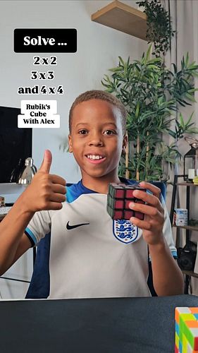 From 2x2 to 3x3... and now he’s tackling the 4x4! 🧠🧩

I still can’t solve one. But my 9-year-old can.
He only just started le...
