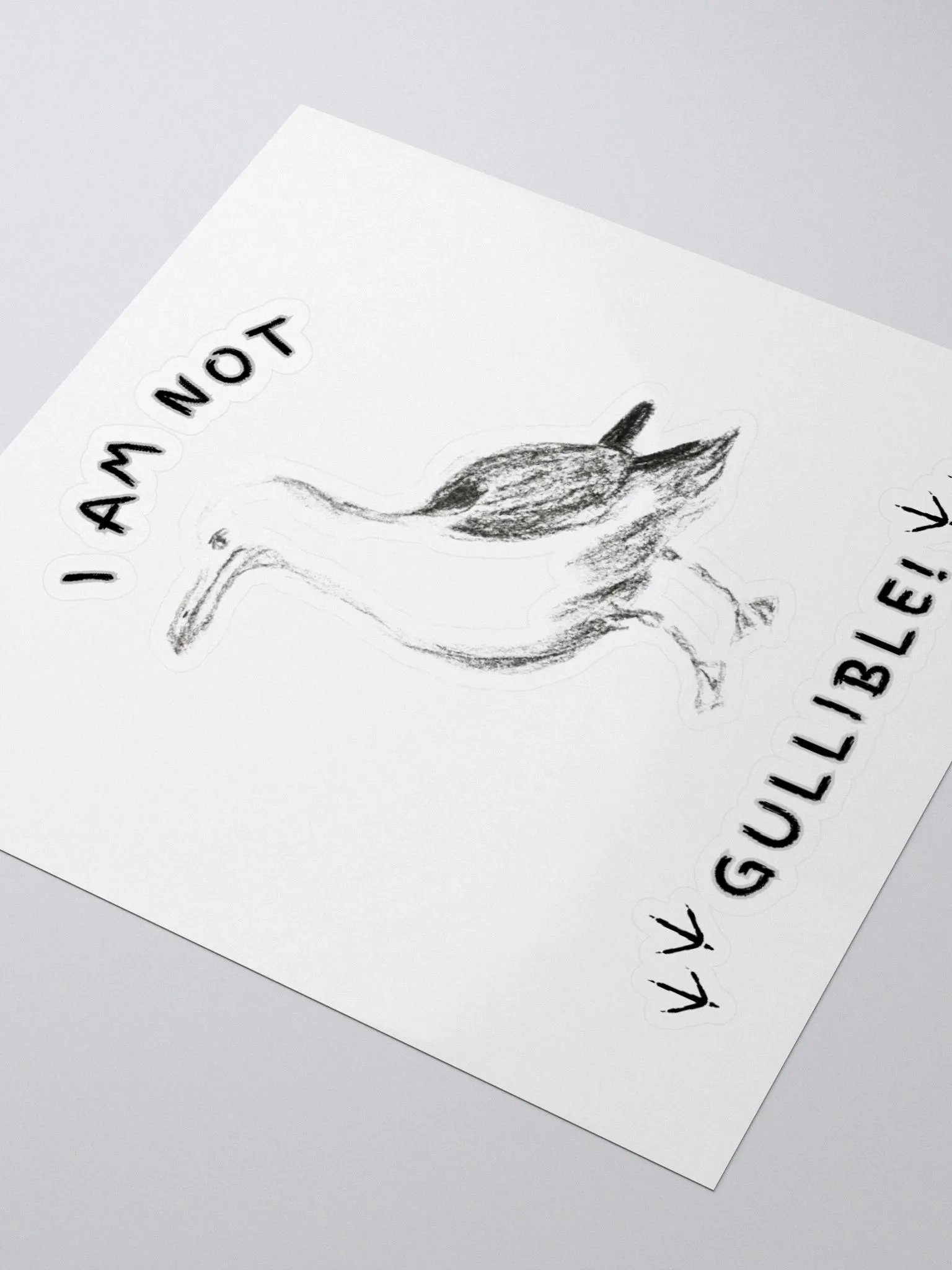 I am not Gullible! Kiss Cut Stickers product image (7)