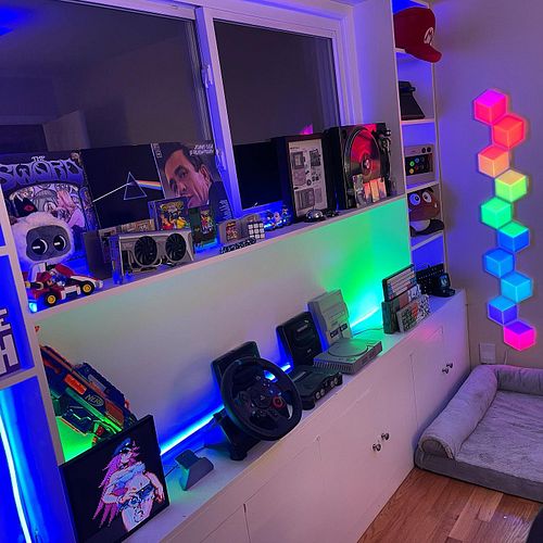 My office. I have too many retro consoles! #twitch #retrogaming #mancave