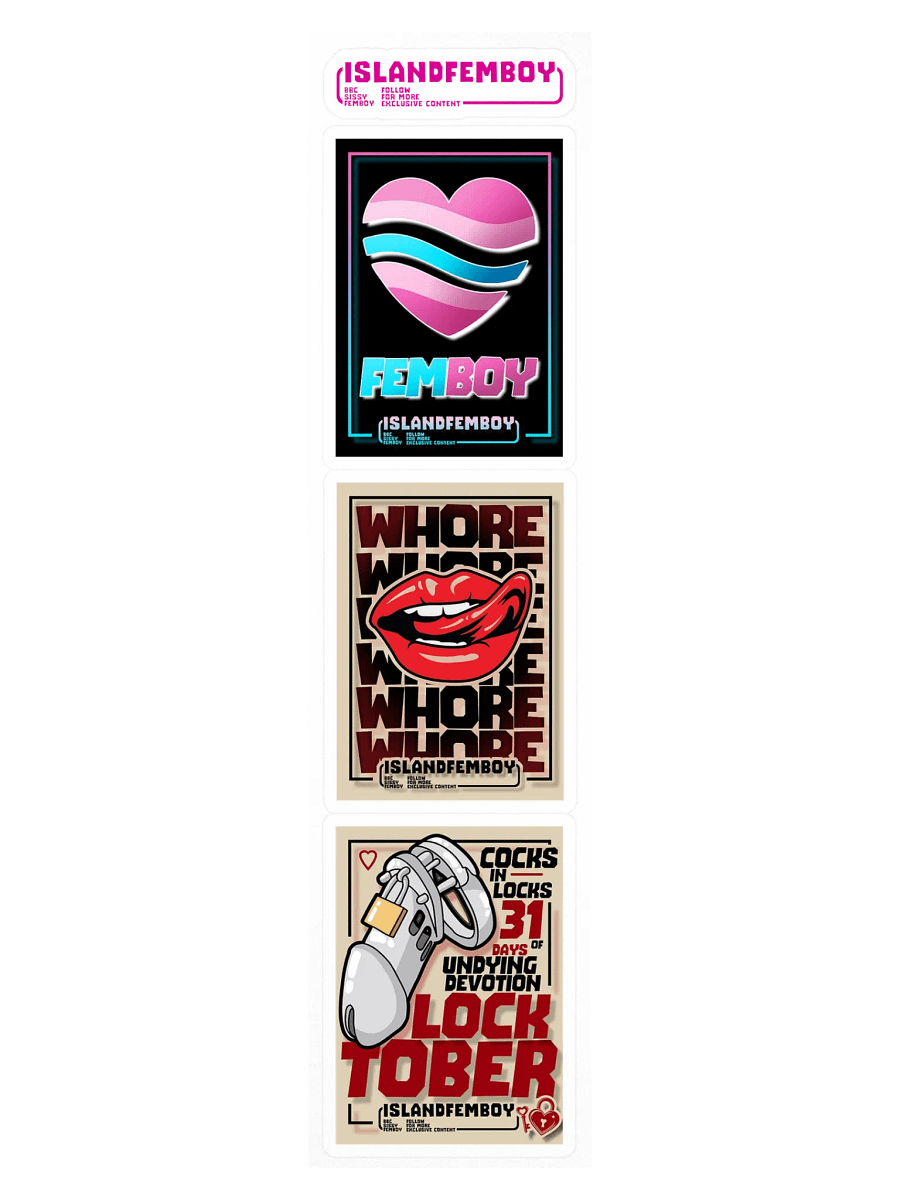 ISLANDFEMBOY : Sissy Sticker Pack : Femboy : Twink product image (4)