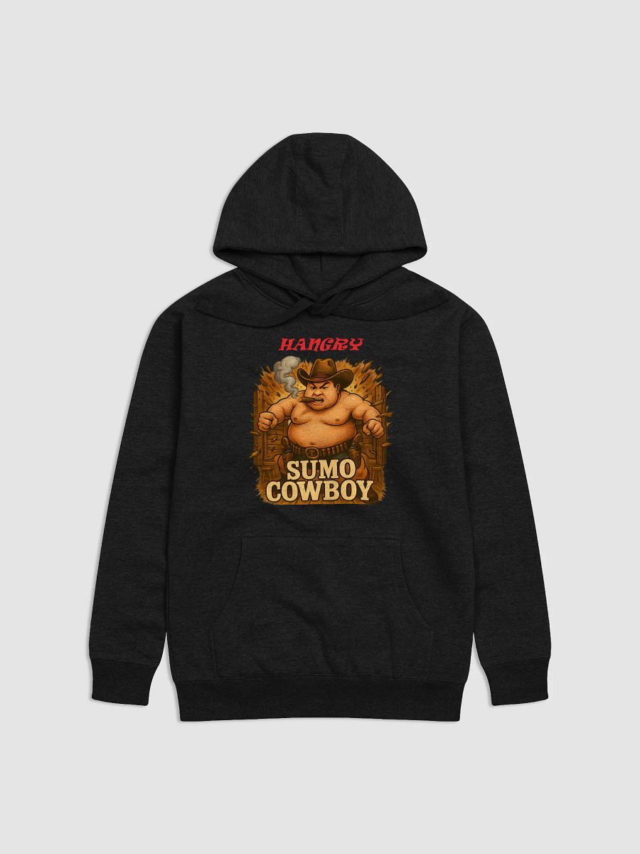 Rage in Style: Angry Sumo Cowboy Hoodie product image (1)