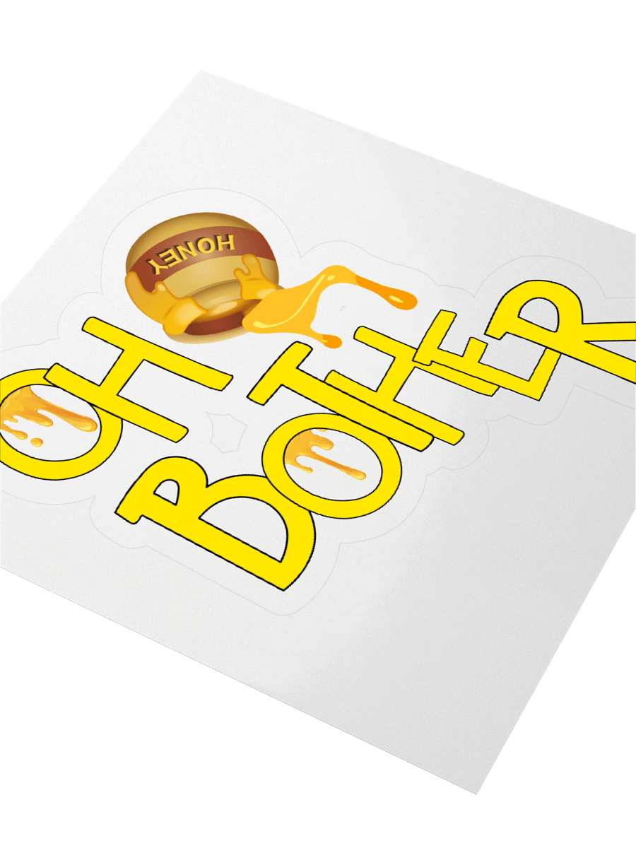Oh Bother Honey Pot Kiss Cut Sticker product image (3)