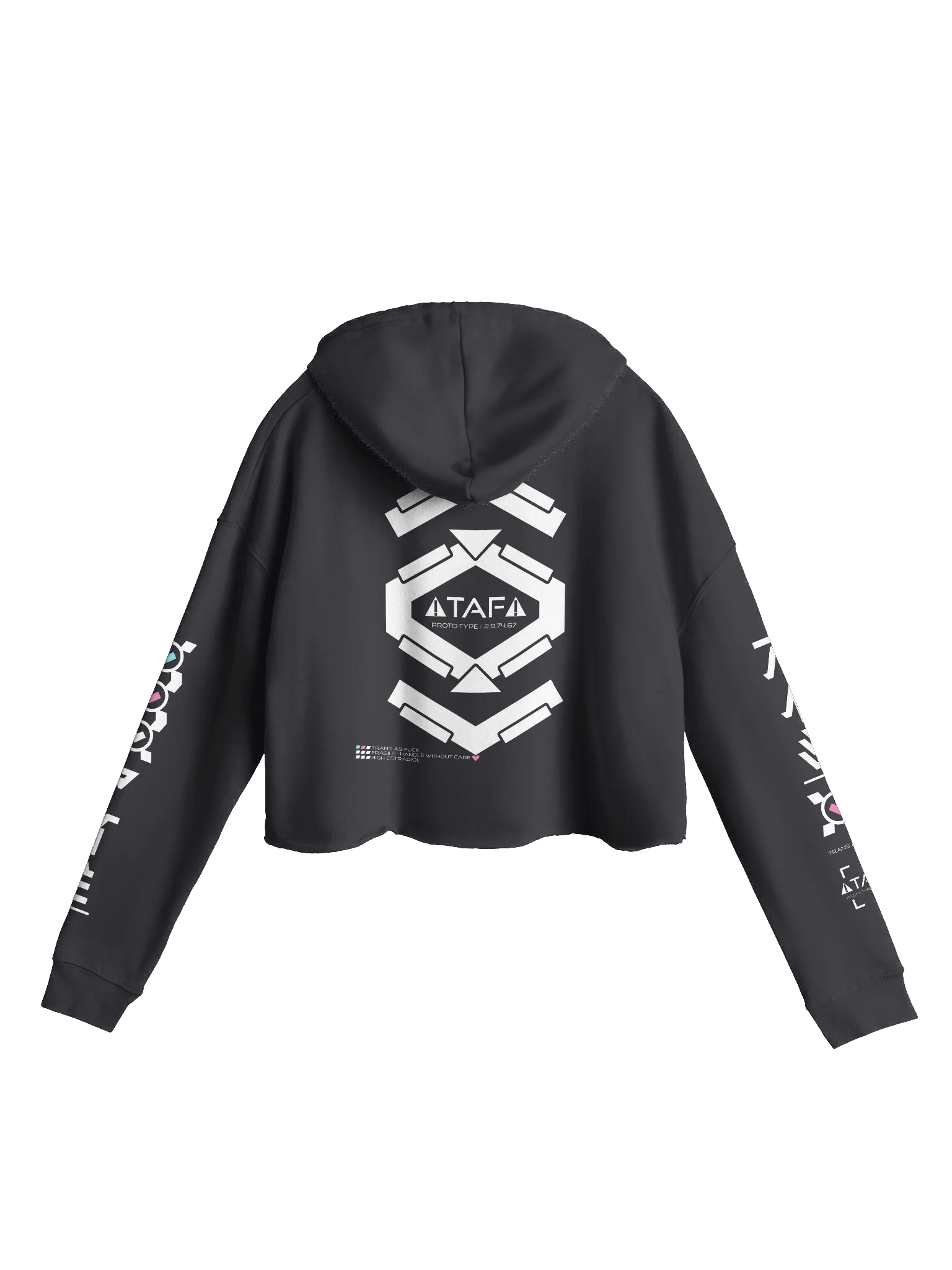 TAF PROTO-TYPE / 2.9.74.67 / CROPPED HOODIE product image (2)