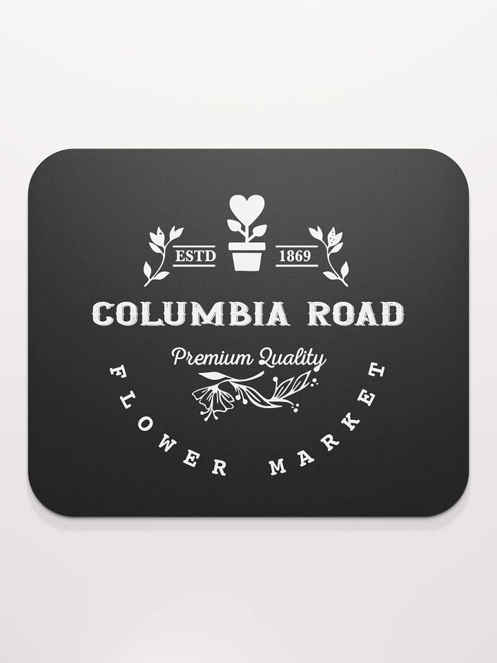 Columbia Road Market Mouse Pad (Black) product image (2)