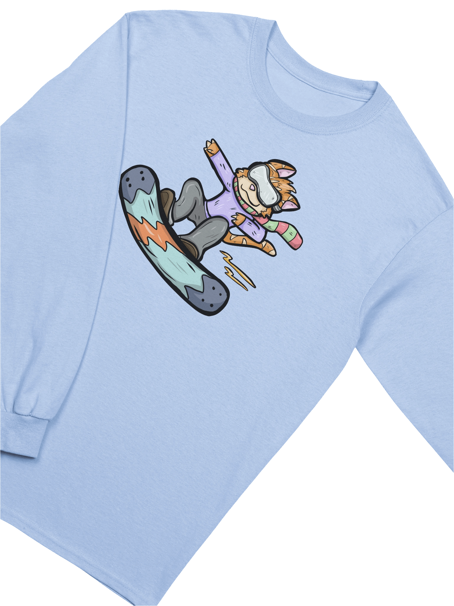 Rusty Snowboarding Holiday Unisex Long Sleeve Shirt Christmas 2025 product image (21)