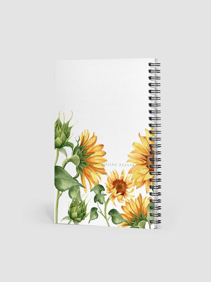 Sunflower Spiral Notebook product image (2)