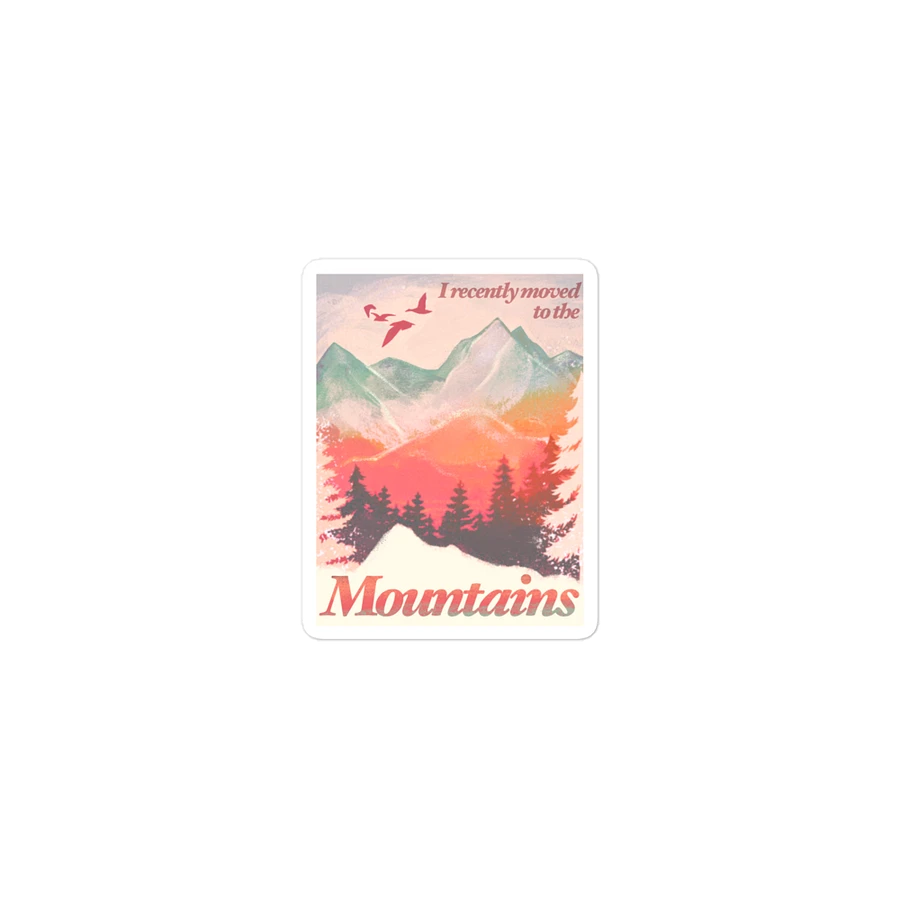 I Recently Moved to The Mountains Magnet product image (1)