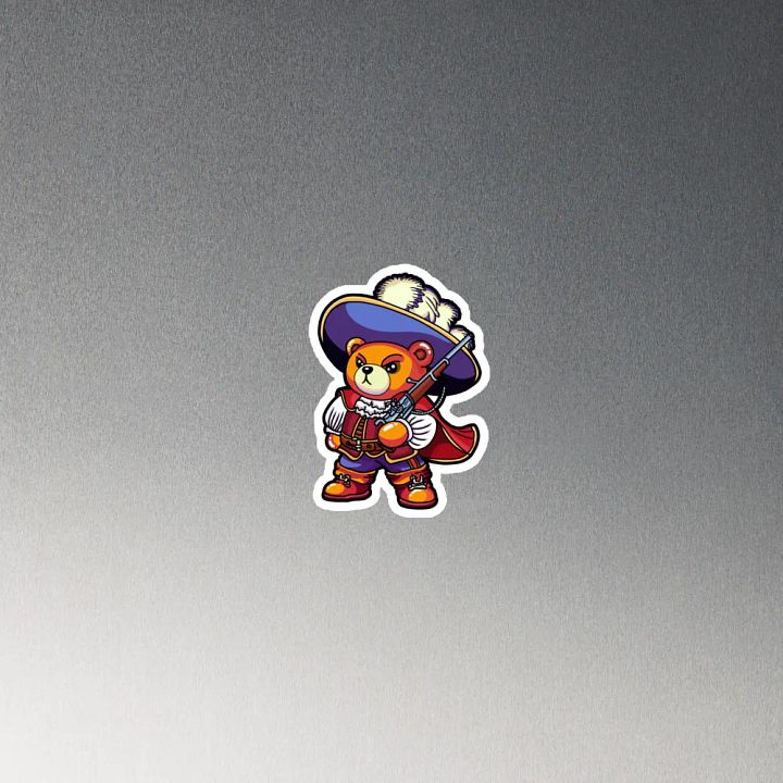 Teddy Musketeer Magnet product image (2)