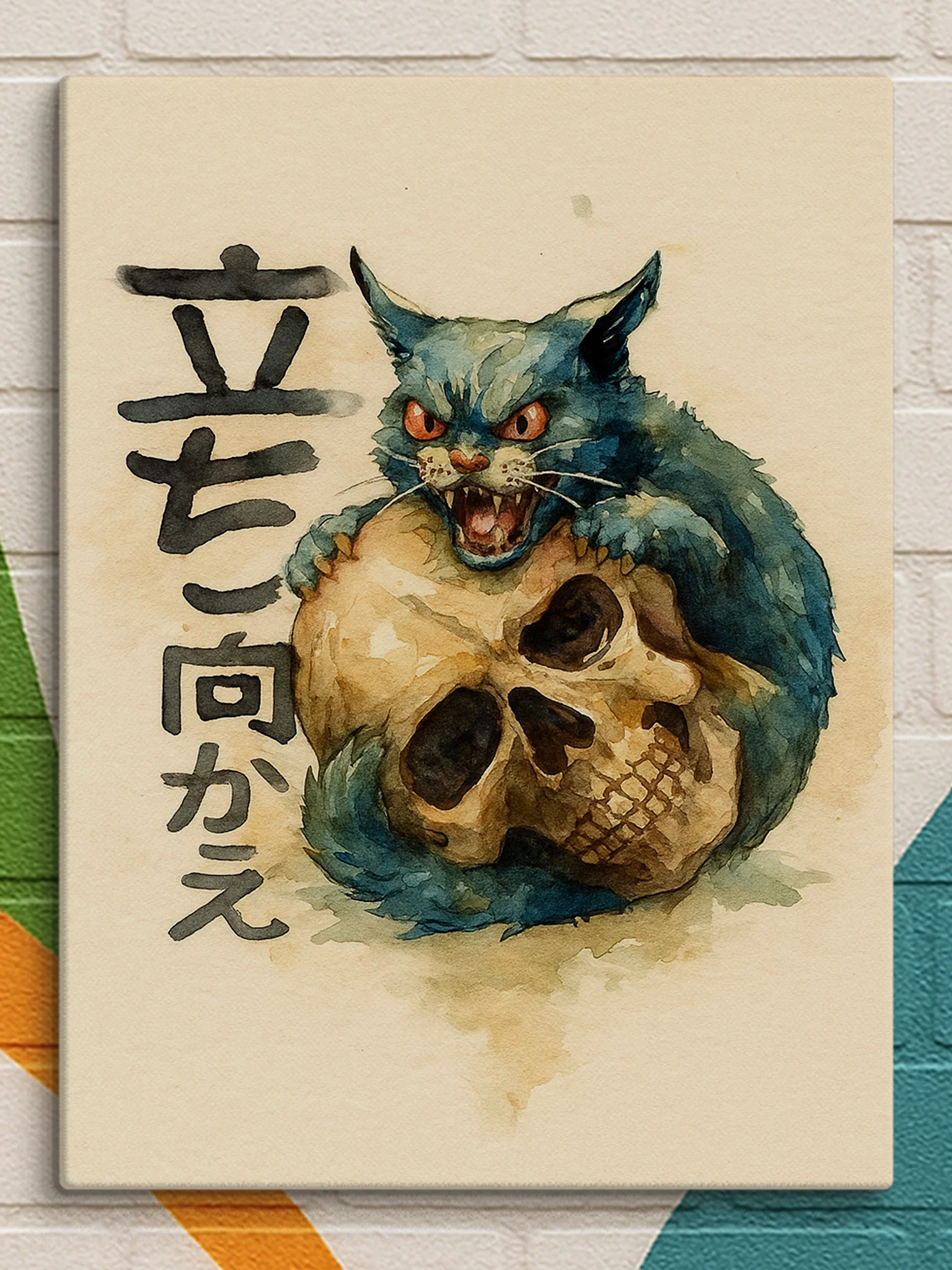 Cat (Stand and Fight) - Canvas product image (1)