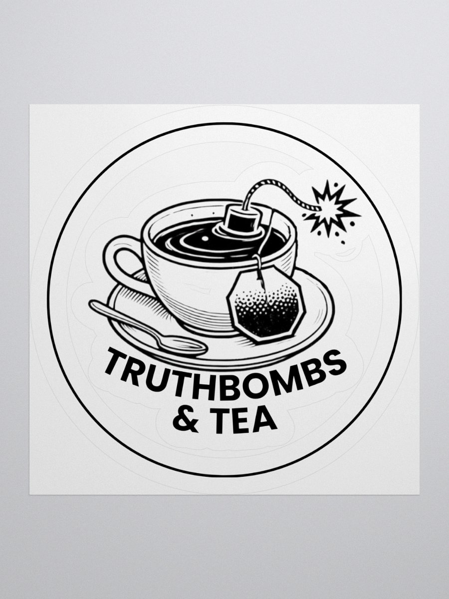 Truthbombs & Tea Official Logo Sticker product image (1)