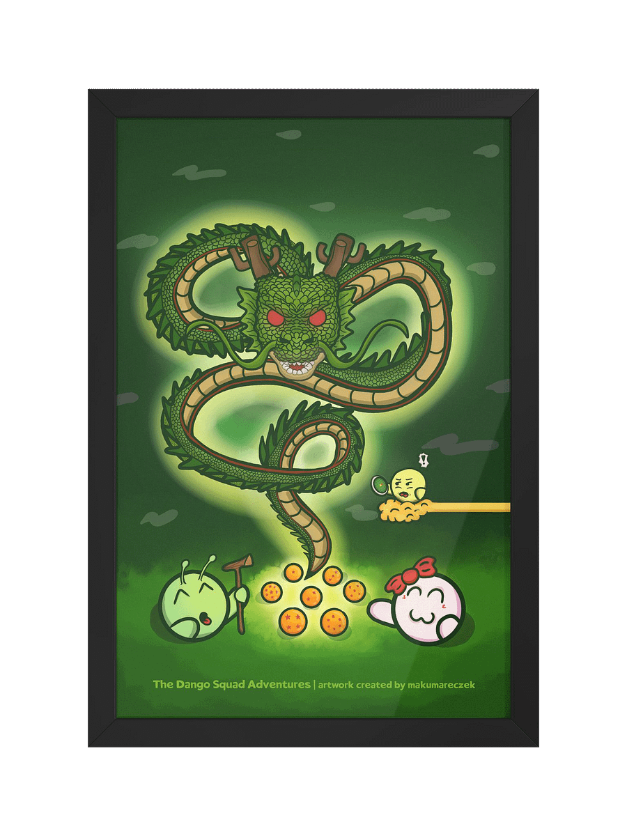 Dango Dragon - Framed Poster product image (1)