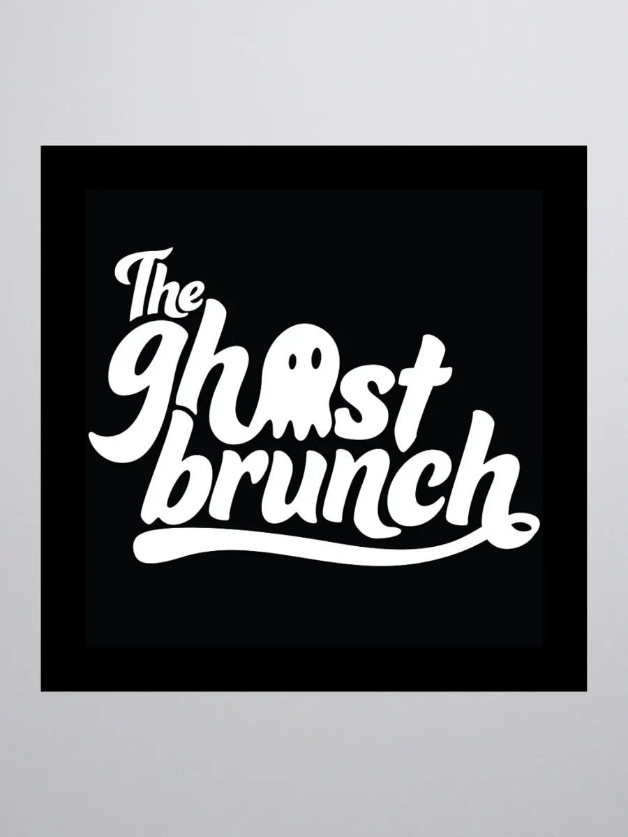 The Ghost Brunch 3"x3" sticker product image (1)
