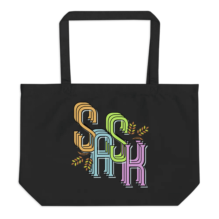 SASK Saskatoon Saskatchewan Multicolored Organic Tote Bag product image (1)
