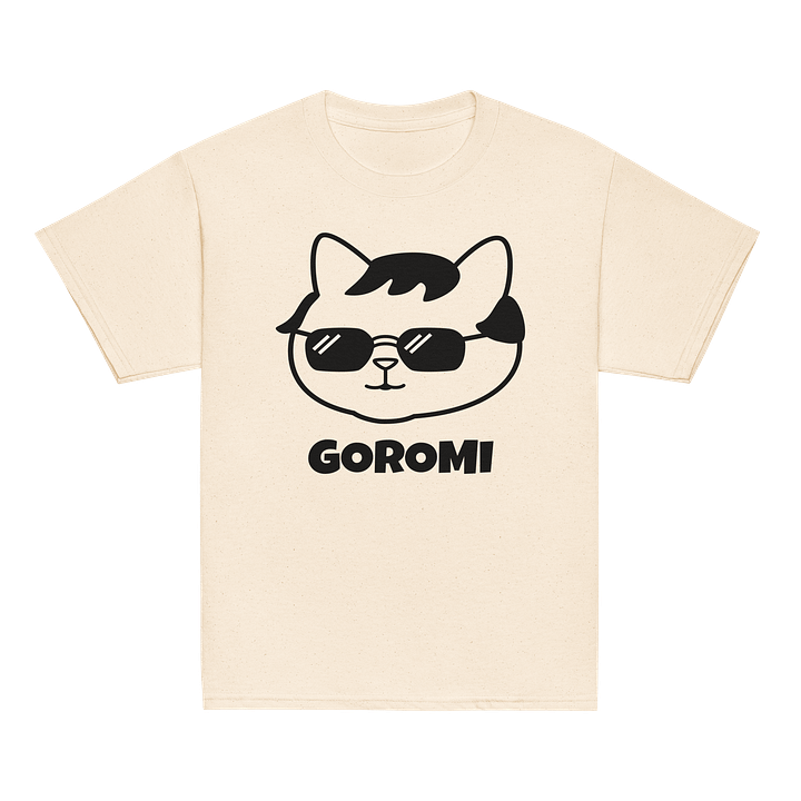 Goromi the Cat in Wig - Unisex Youth Heavyweight T-shirt product image (2)