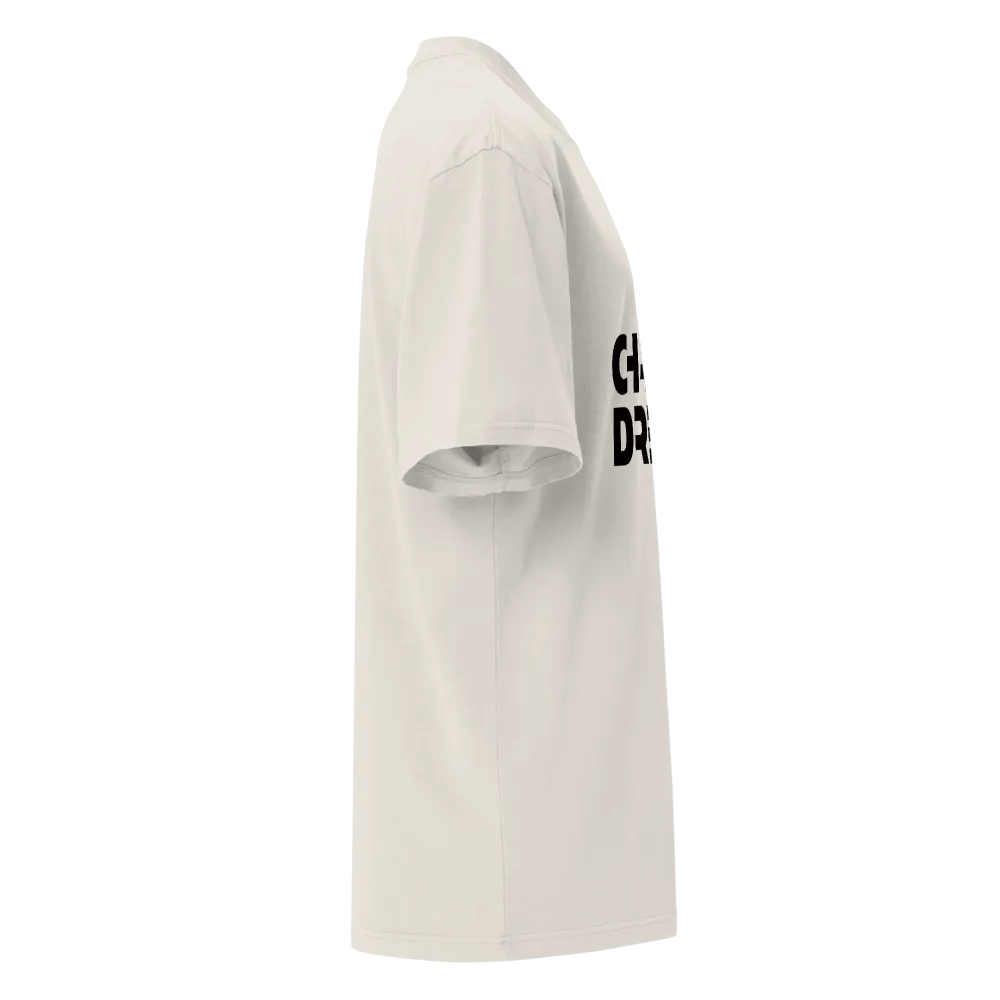 Chasing Dreams Premium Oversized Faded T-Shirt (black logo) product image (6)