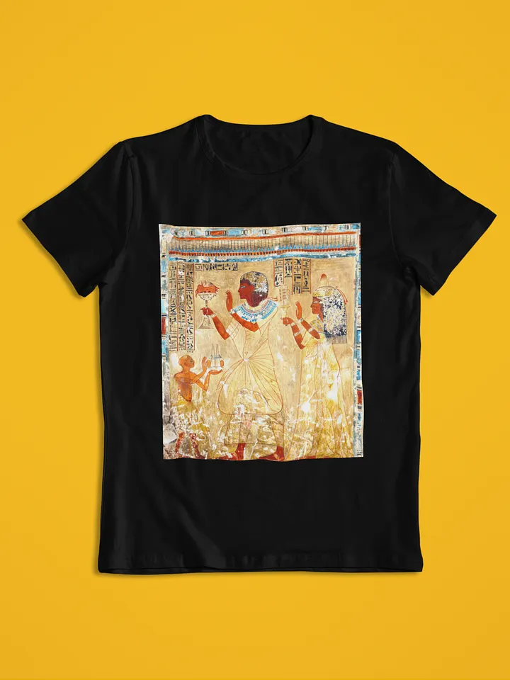 Neferhotep and Wife Ancient Egypt Art Unisex T-Shirt product image (1)