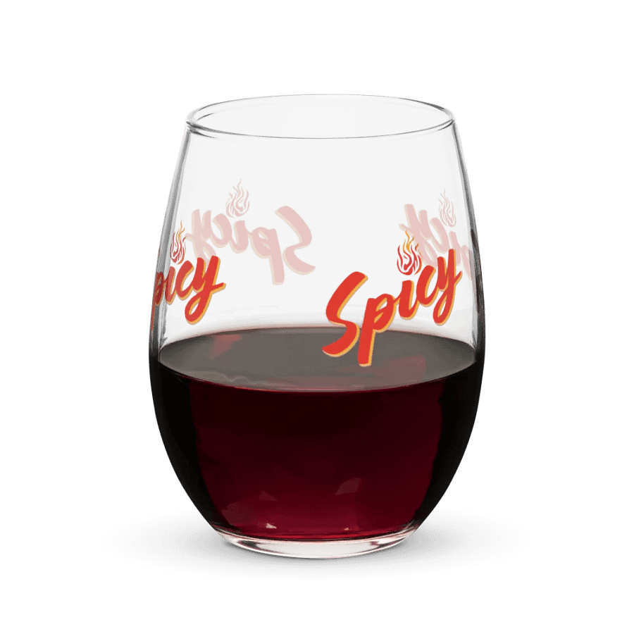 Spicy Dodgeball Club Stemless Wine Glass product image (7)