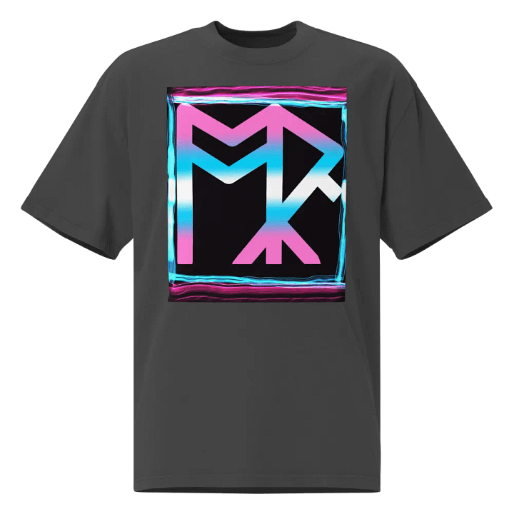ToRk Rune Oversized Faded T-Shirt (Trans Tones) product image (1)