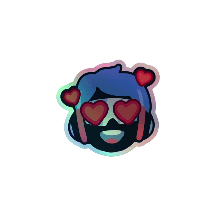 Spin Rhythm XD Jim Love Holographic Sticker product image (1)