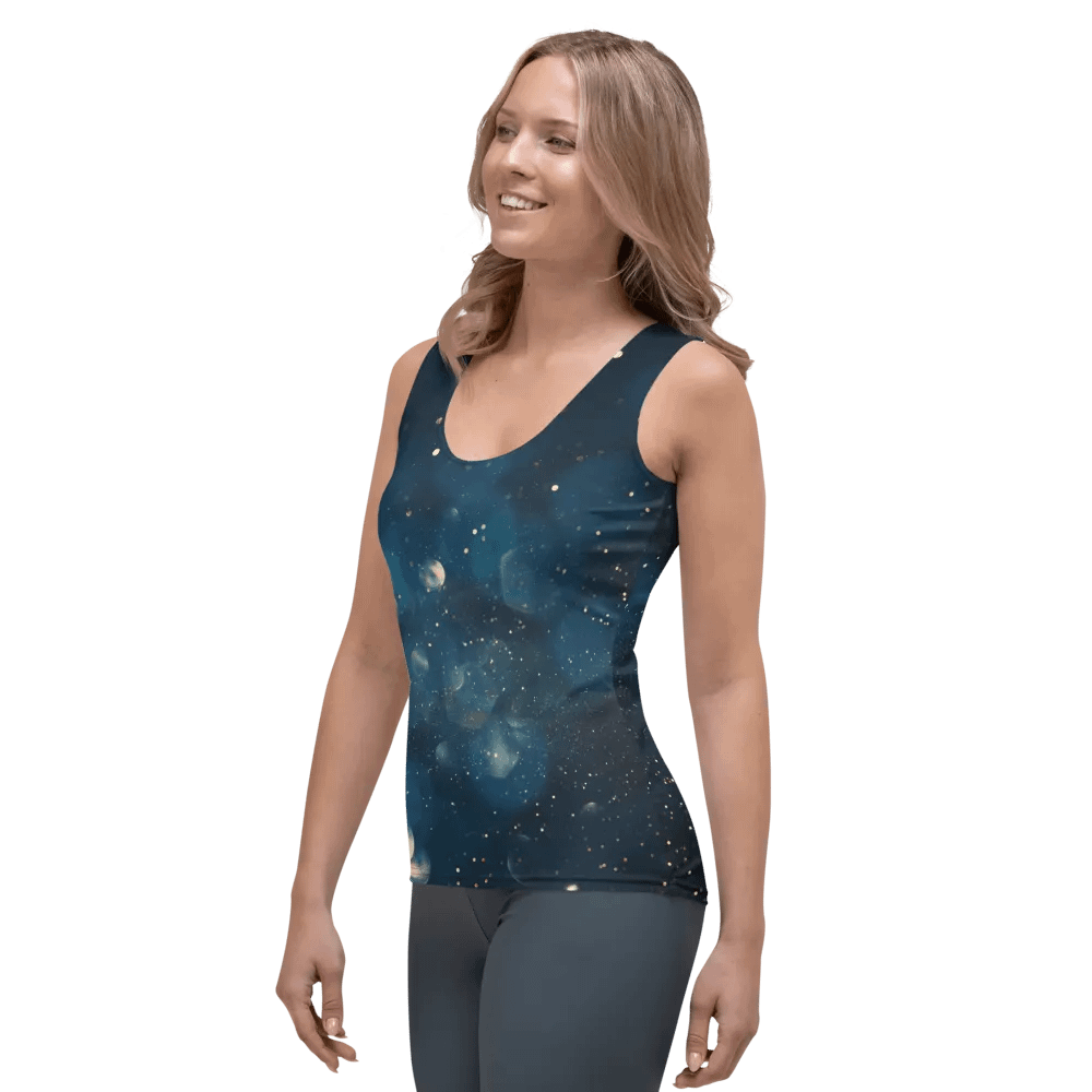 Starry Night Fitted Tank Top product image (8)