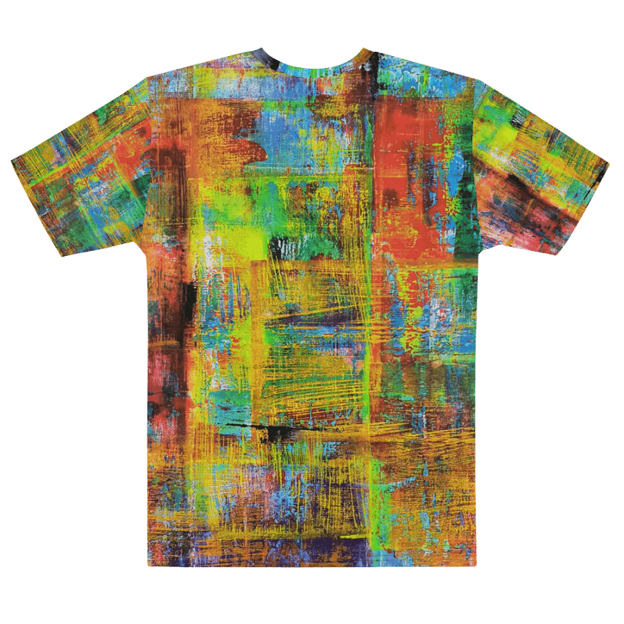 original artwork by b.reters, abstract squeegee technique printed on tshirt product image (5)