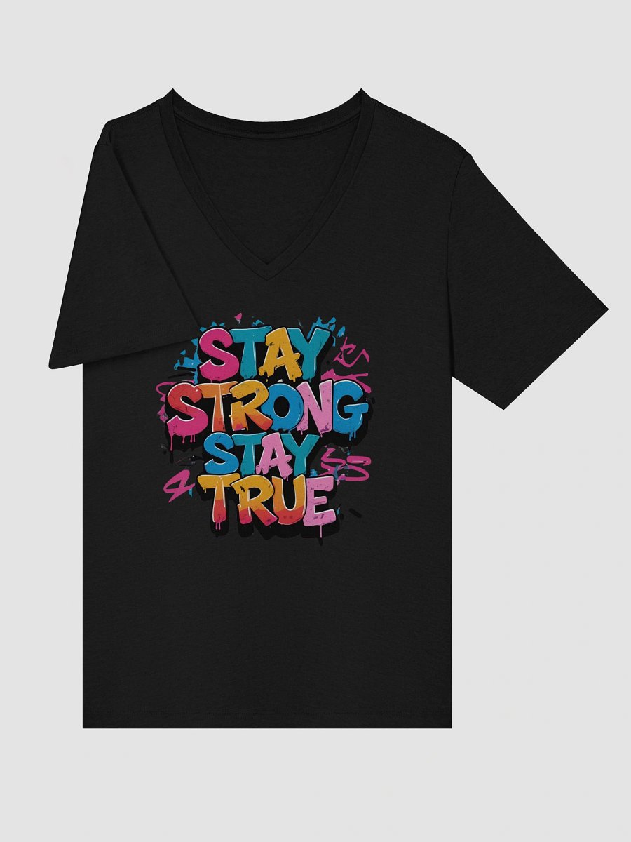 Stay Strong Stay True Women's V-Neck T-Shirt - Relaxed Bella + Canvas fit product image (41)