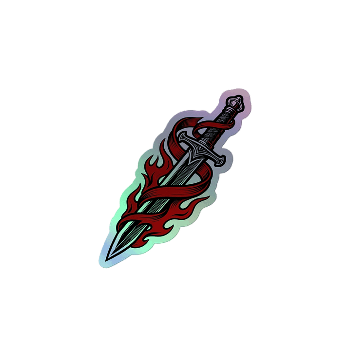 DBTS Holographic Sticker - Sword product image (2)