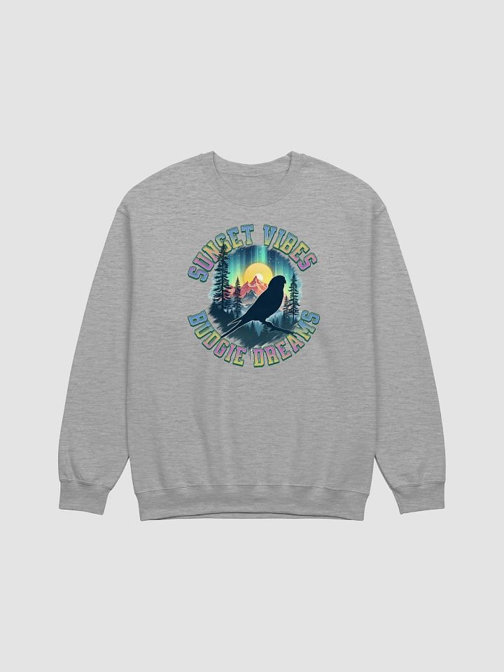 Sunset Vibes Budgie Dreams Air-Spun Classic Crewneck Sweatshirt product image (21)