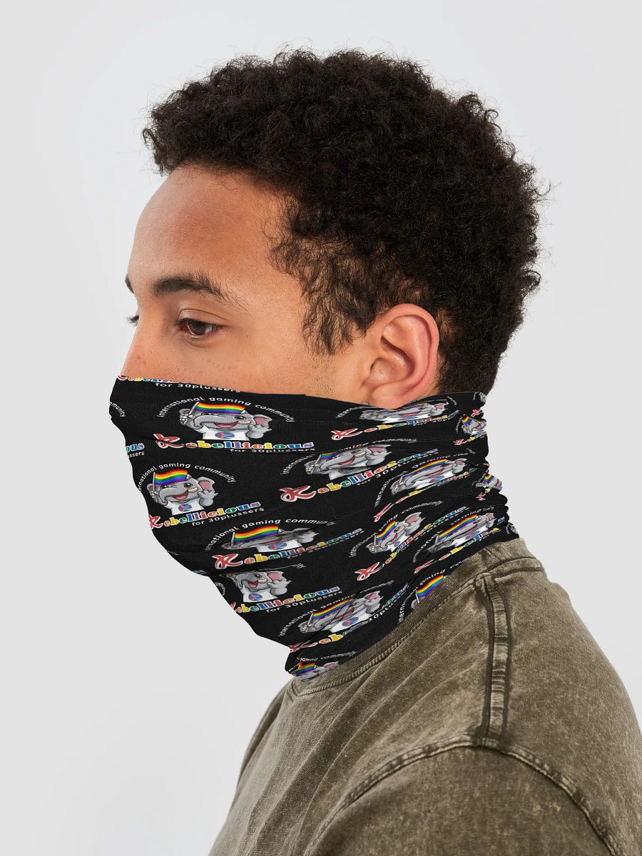 Rebelphant Proud Gamer All-Over Print Neck Gaiter product image (3)