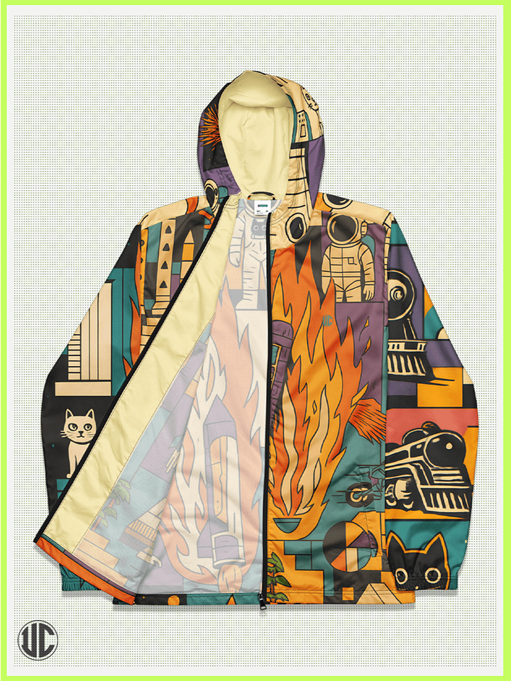 Strange Fiction Retro Futurist - Windbreaker product image (1)