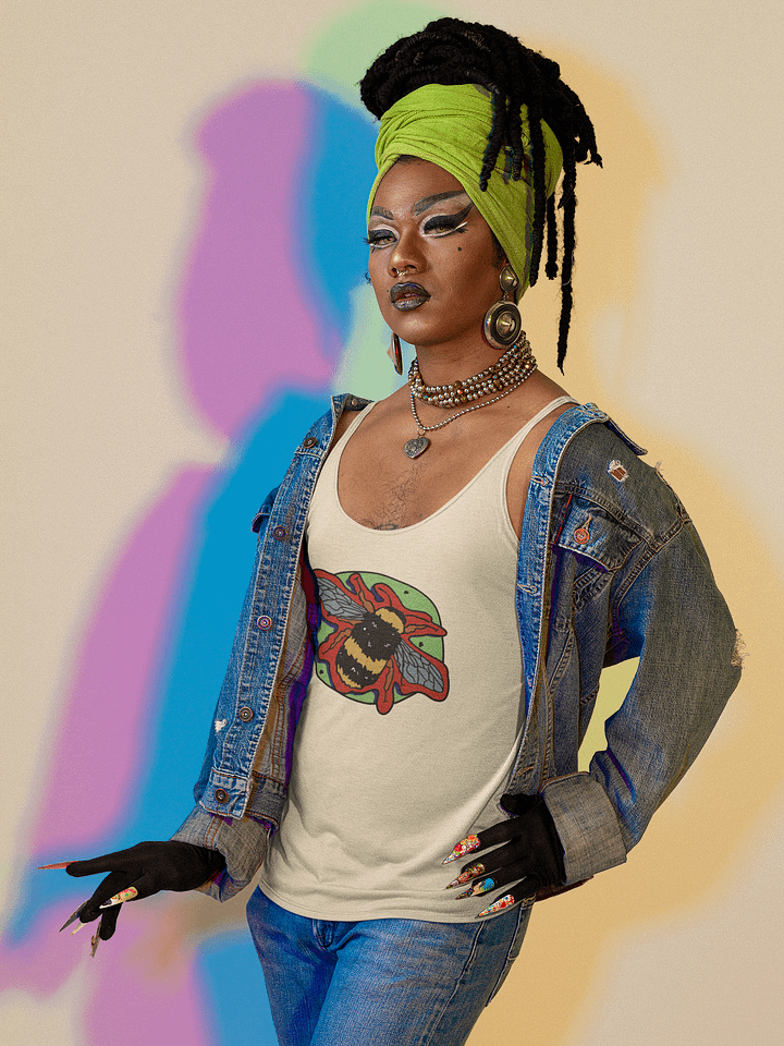 Vaporbee unisex jersey tank top product image (1)