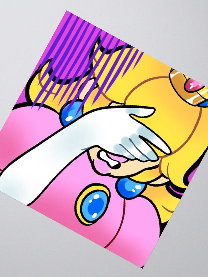 MARIOTHON PEACH STICKER product image (2)