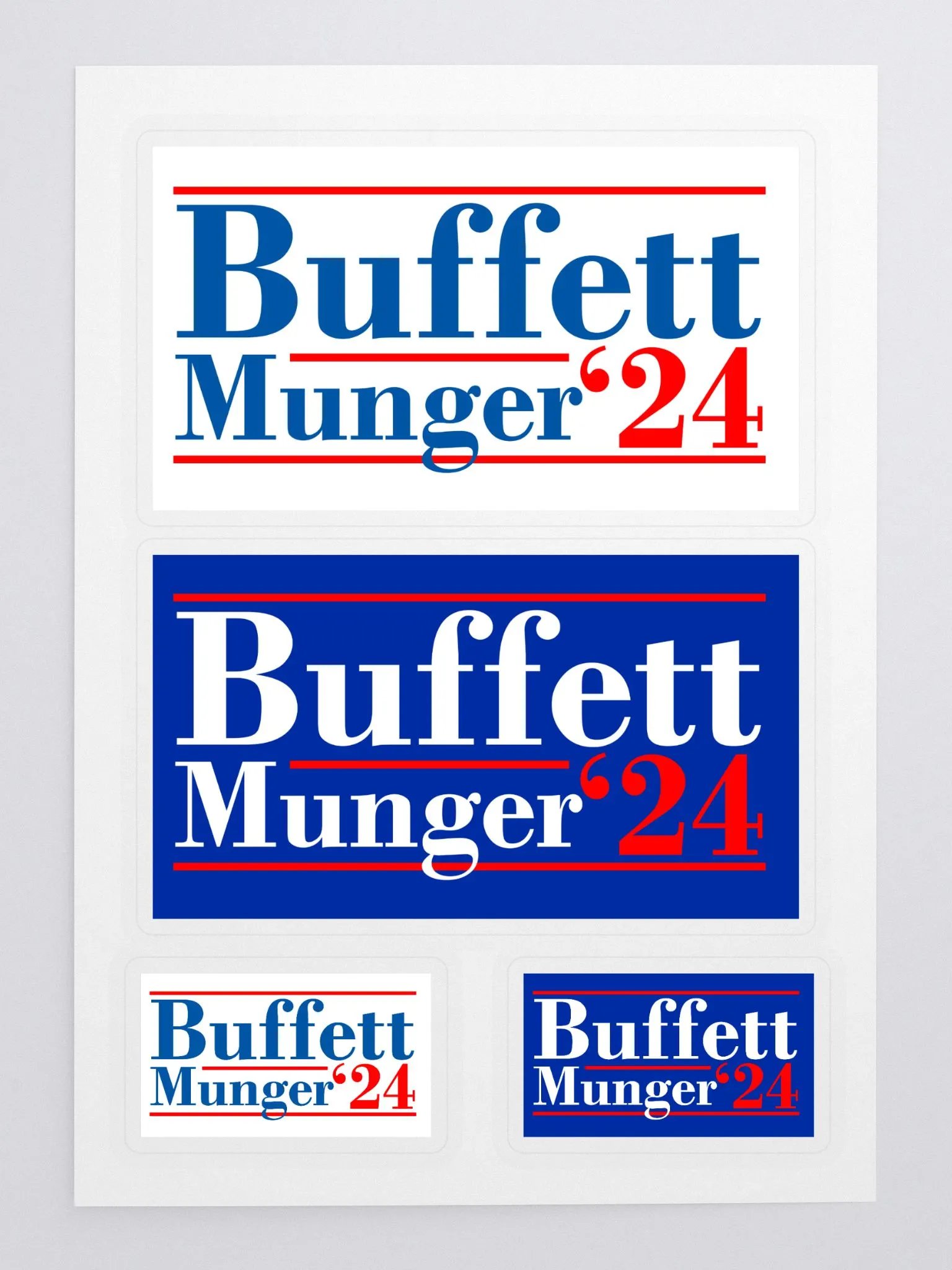 Buffett Munger '24, Sticker Sheet product image (3)