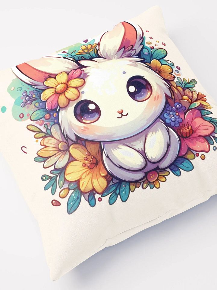 Floral Bunny Bliss Pillow product image (1)