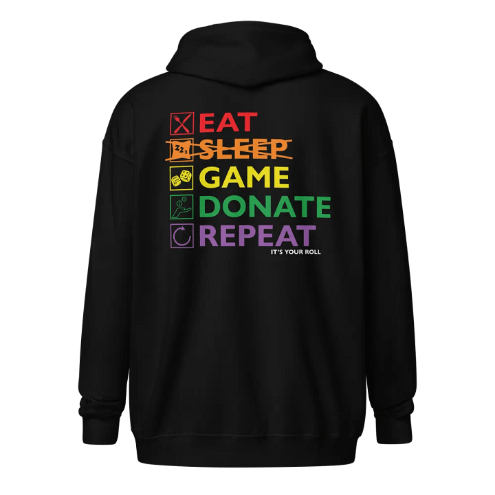 Eat Game and Donate to Extra Life Zip product image (5)