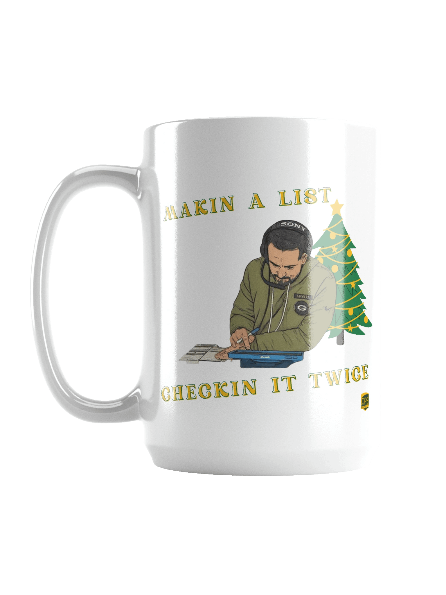 Makin' a List White Glossy Mug product image (1)