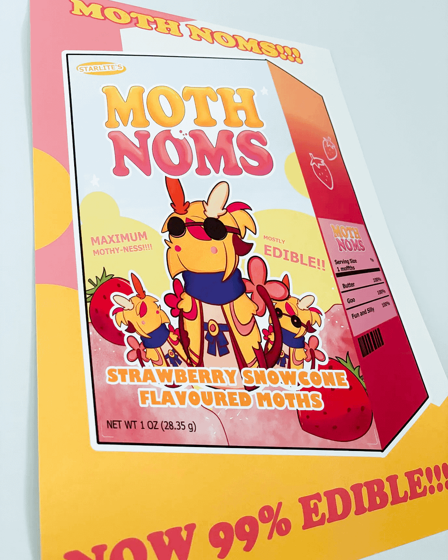 Moth Noms Poster product image (2)