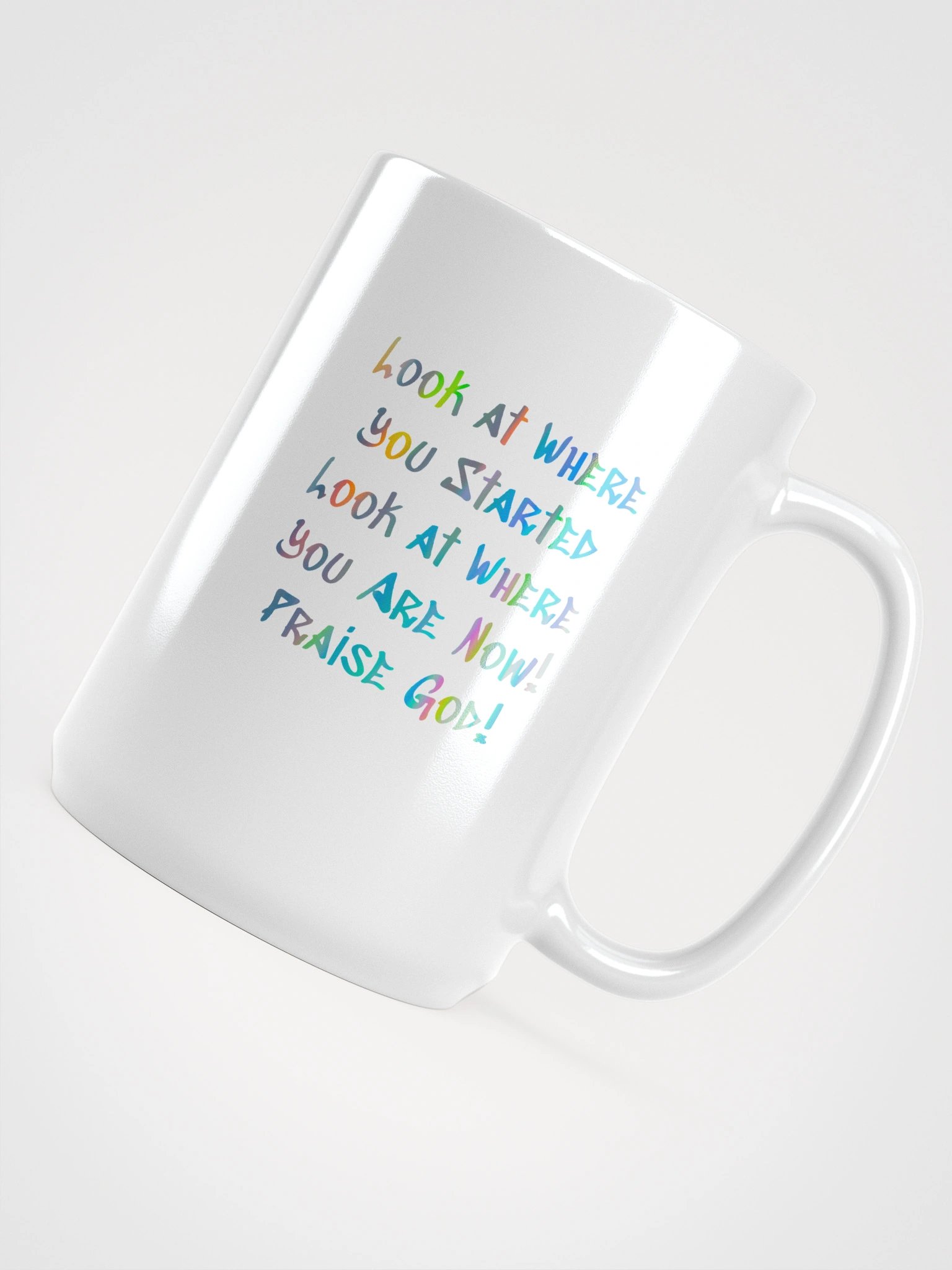 Look at Where You Started Mug – Inspirational Coffee Cup product image (4)