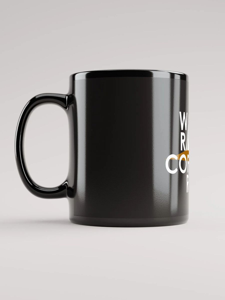 Glossy Black Ceramic Mug for Ravers product image (6)