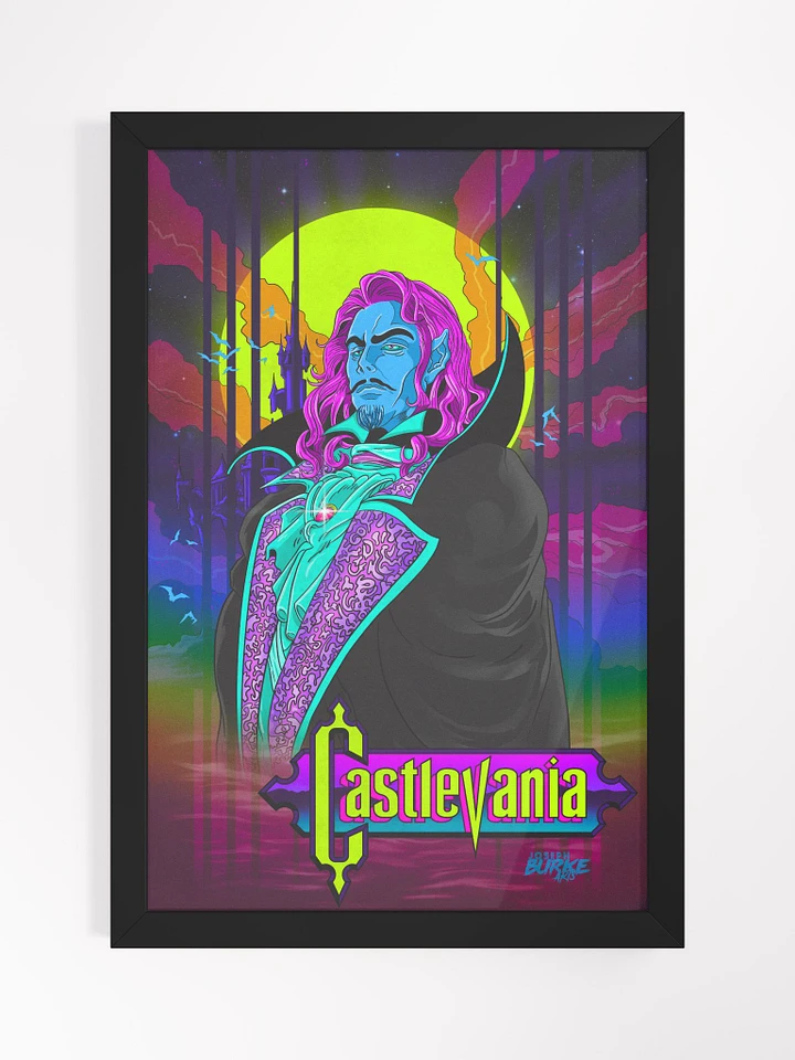 Castlevania Neon Tribute Framed Art product image (2)