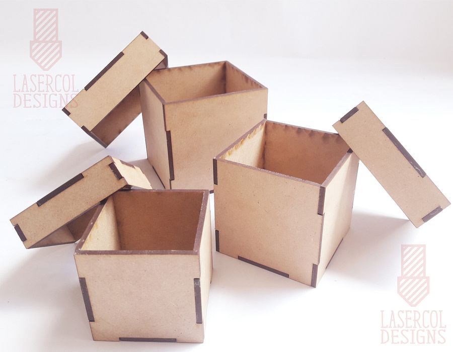 Boxes Set 1 (6 sizes) - Laser Cut Files product image (9)